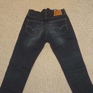 Levi's Men's Dark Blue Relaxed Jeans